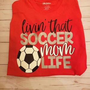 Customizable soccer mom shirt